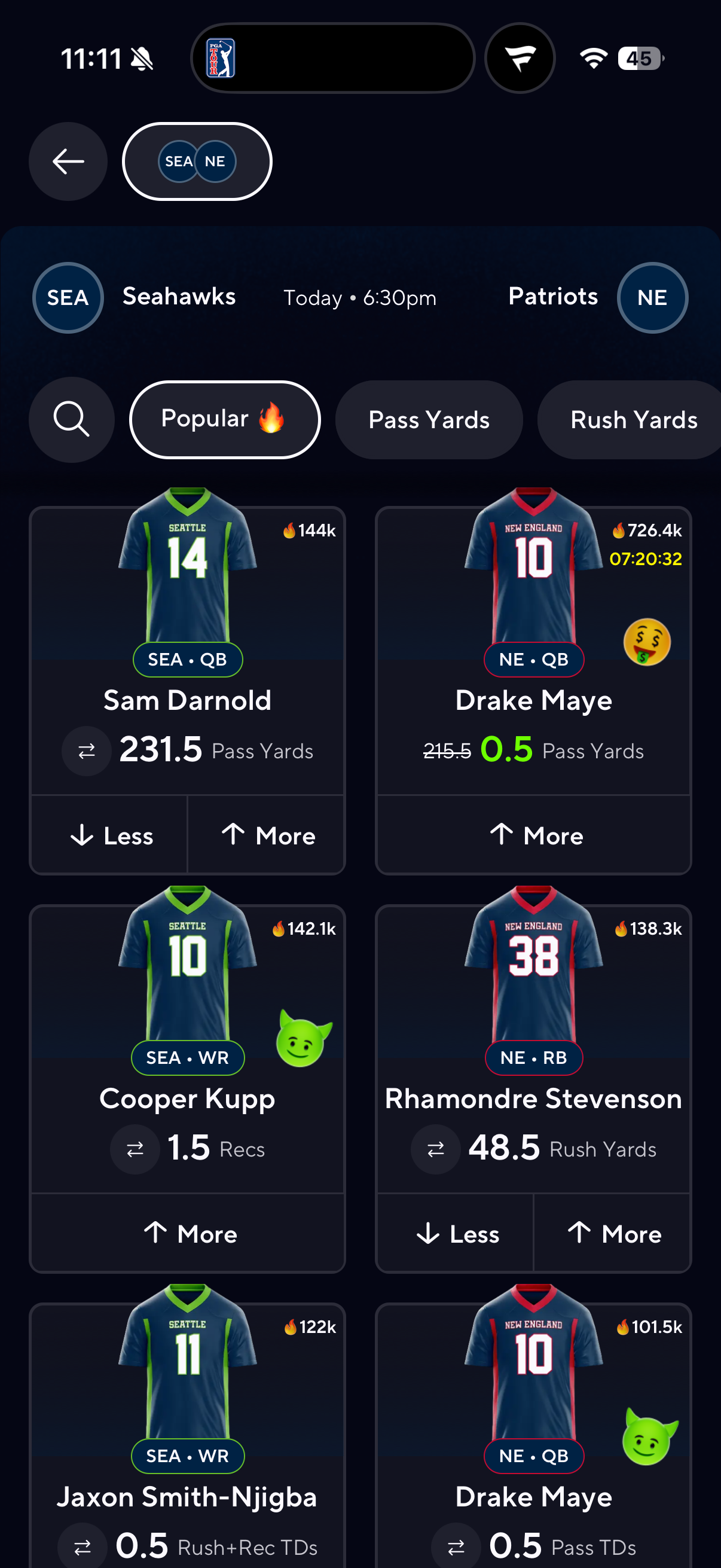 PrizePicks — product screen 8 of 9.